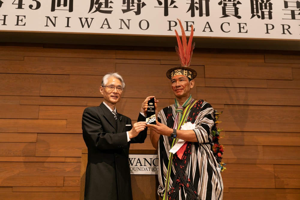 The 43rd Niwano Peace Prize is hereby awarded to Mr. Benki Piyãko<br>Reasons for Selection